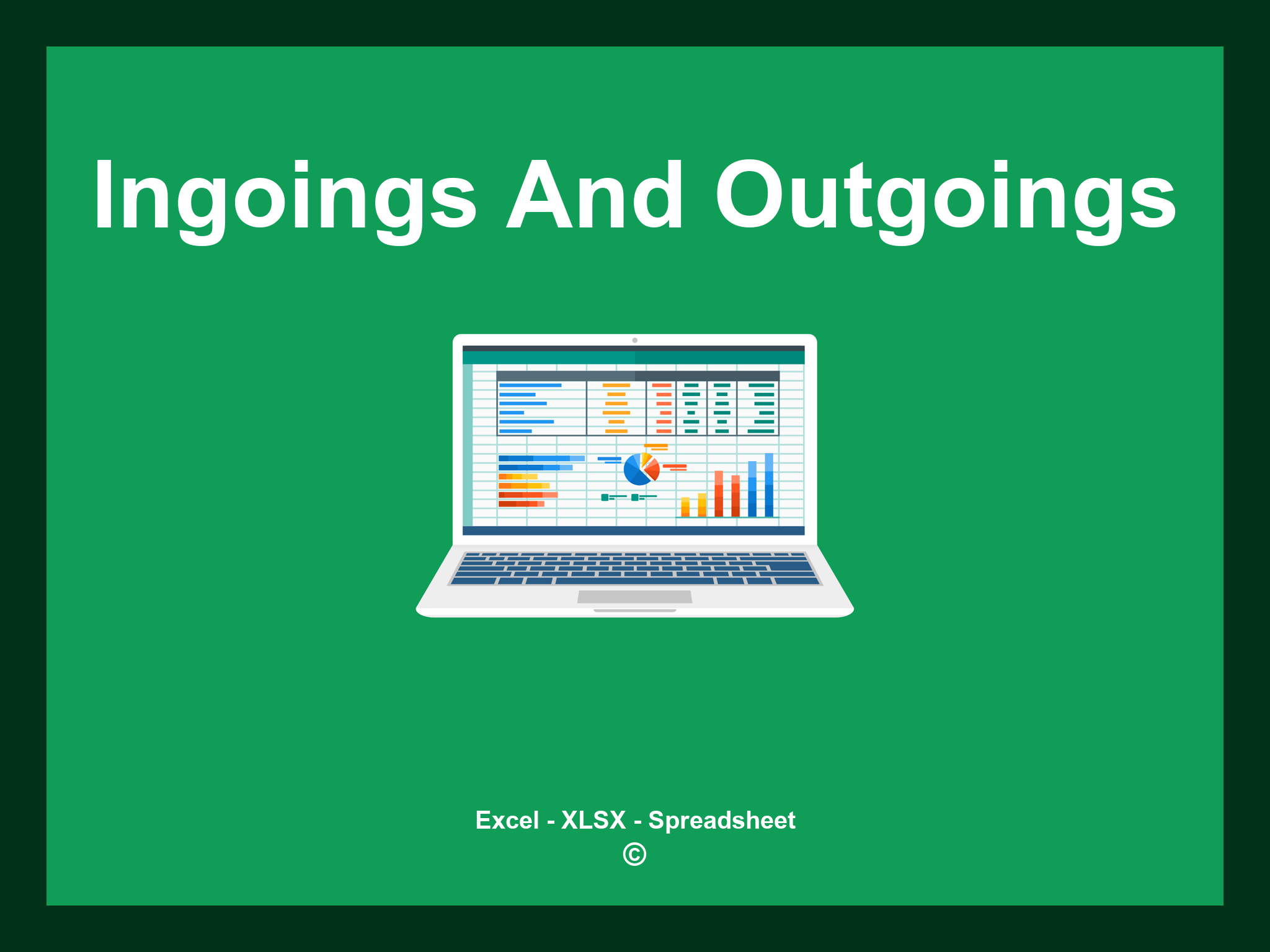 Ingoings And Outgoings Excel Template